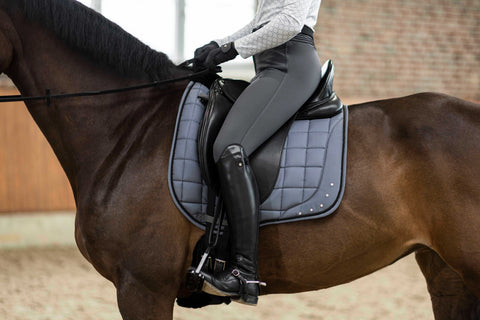 HKM Riding breeches -Rosewood- silicone full seat 14223*