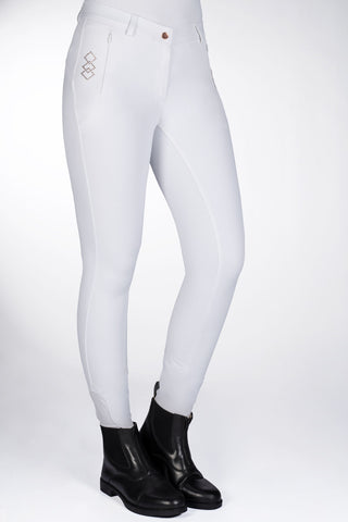 HKM Riding breeches -Alexis- silicone full seat 14332*