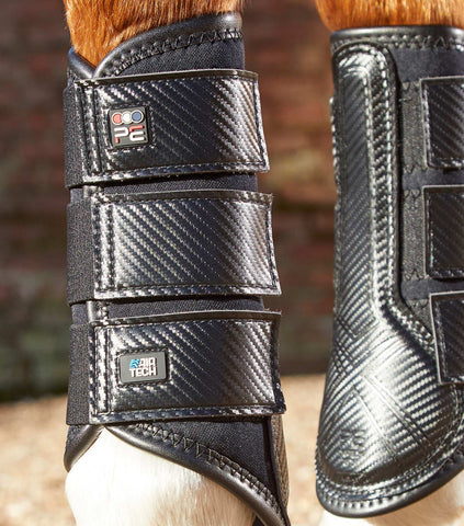 Premier Equine Carbon Air-Tech Single Locking Brushing Boots 1026*