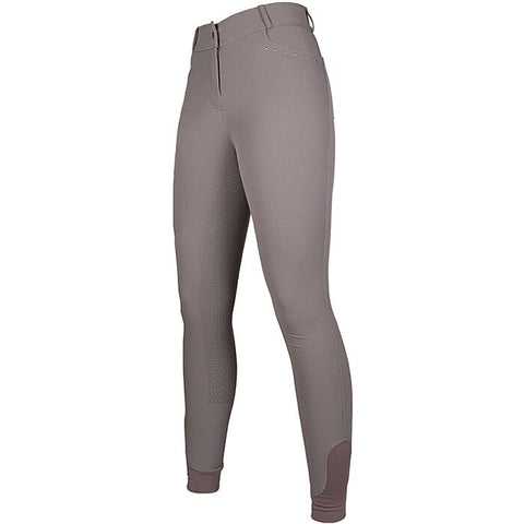 HKM Breeches -Melody- Style Silicone Full Seat 10897 WHITE $40