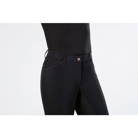 HKM Riding Breeches -Rosegold Glamour- Style Silicone Full Seat 11264*
