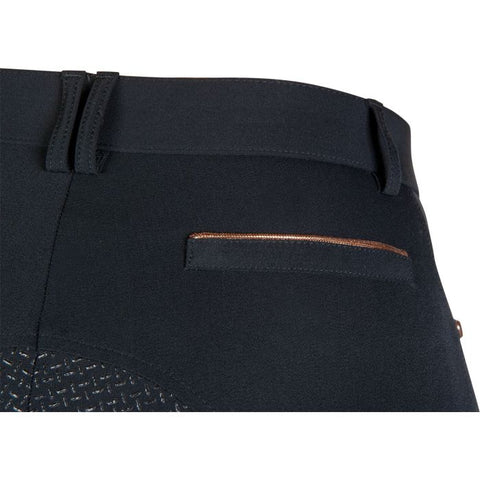 HKM Riding Breeches -Rosegold Glamour- Style Silicone Full Seat 11264*
