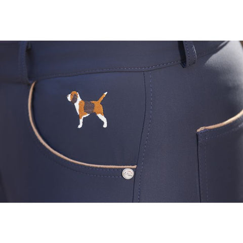 HKM Riding breeches -Beagle- silicone keen patches 13084*