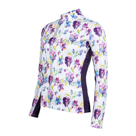 HKM Functional Shirt -Lilac Flower- 14016*