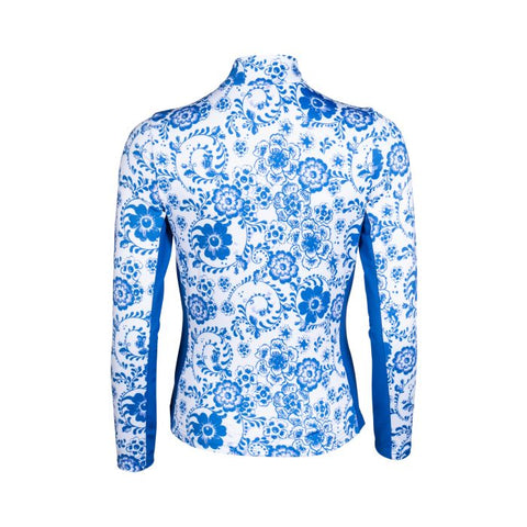 HKM Functional Shirt -Blue Flower- 14061*
