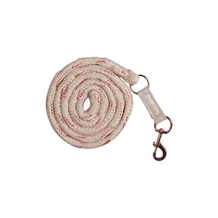 HKM Lead Rope -Rosegold Elegant- Style with Snap Hook 14178*