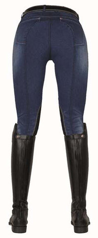 HKM Jodhpurs -Summer Denim- with Alos Knee Edging 3070*