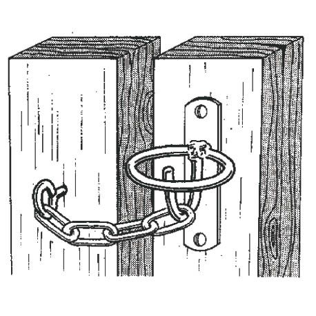 Ger-Ryan Chain Gate Latch 4218*