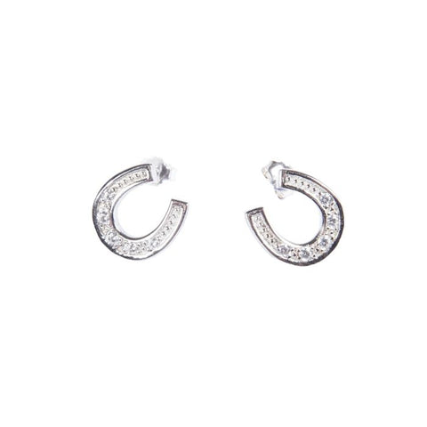 HKM Horseshoe Earring with Diamante 6080*