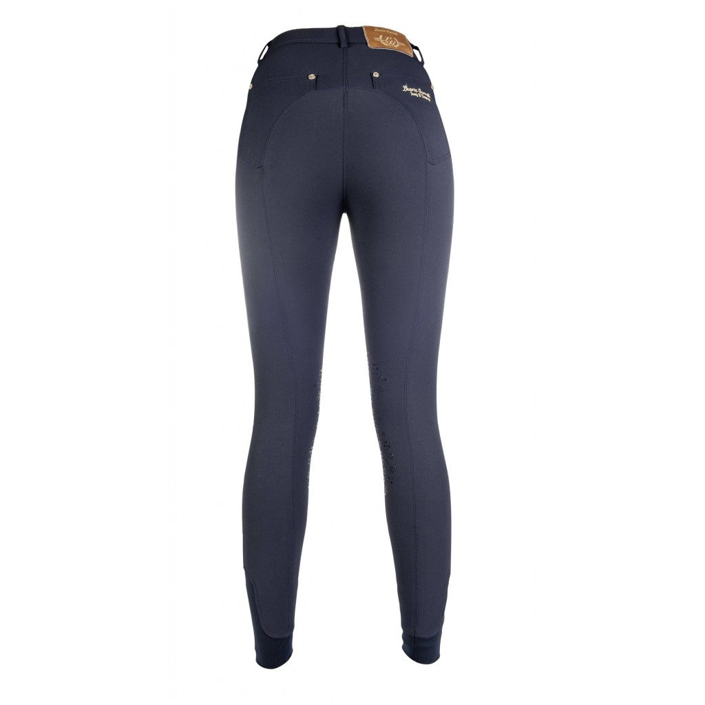 HKM Riding breeches -LG Basic- silicone knee patch 8926*