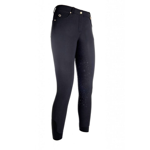 HKM Riding breeches -LG Basic- silicone full seat 9248*