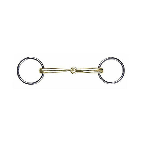 HKM Loose Ring Snaflle bit, Argentan, 14mm No. 9893*