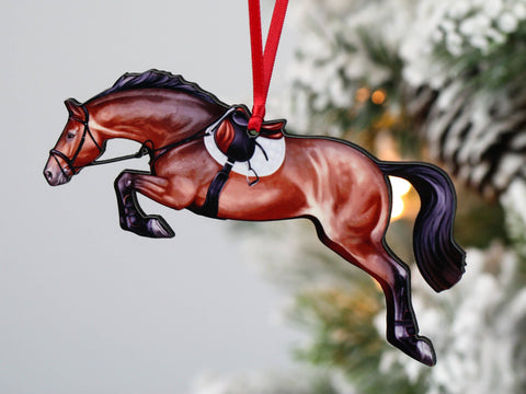 Assorted Christmas Horse Ornaments*