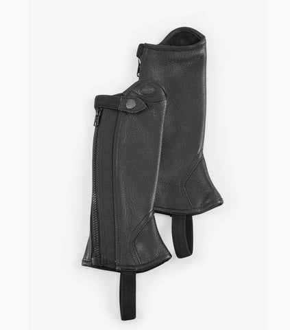 Premier Equine - Loros Kids Leather Half Chaps 5501*