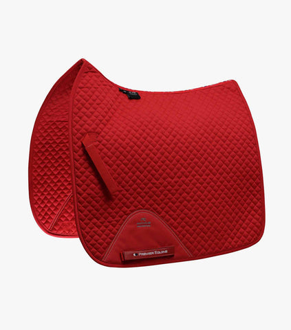Premier Equine - Plain Cotton Saddle Pad Dressage Square 3015*