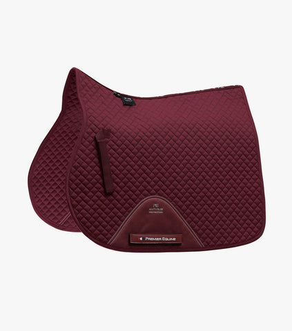 Premier Equine - Plain Cotton Saddle Pad GP/Jump Square 3016*