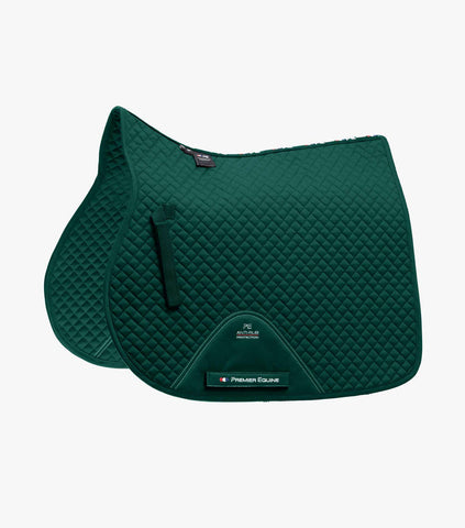 Premier Equine - Plain Cotton Saddle Pad GP/Jump Square 3016*