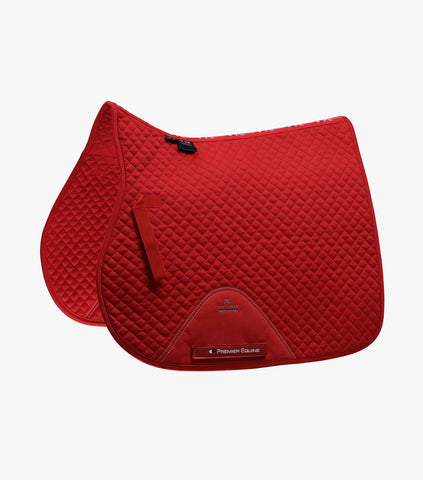 Premier Equine - Plain Cotton Saddle Pad GP/Jump Square 3016*
