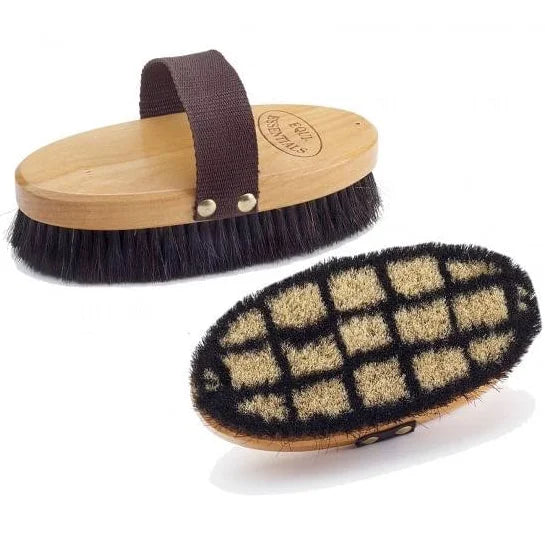 Ger-Ryan Wood Back Body Brush with Horse Hair*